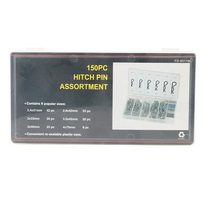 Assortiment de 150 broches d'attelage