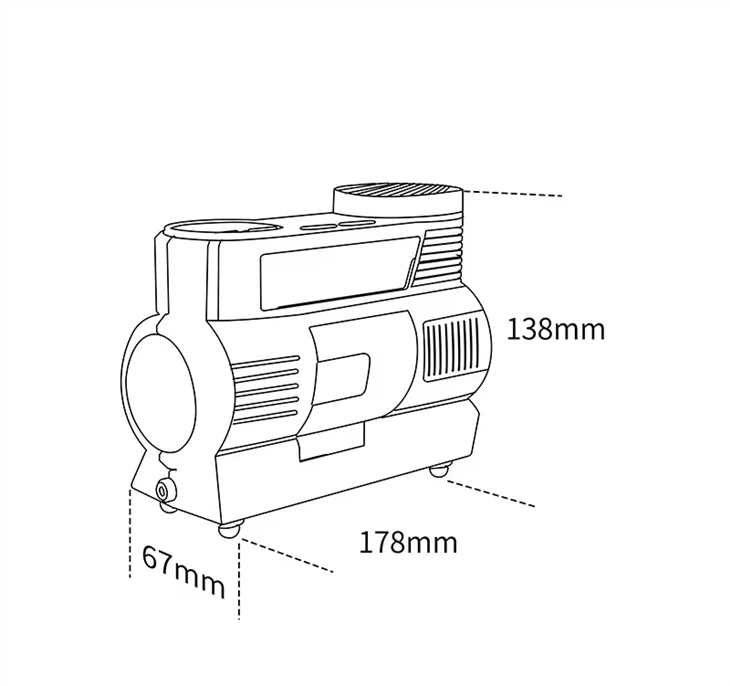 Car Tire Inflation Pump